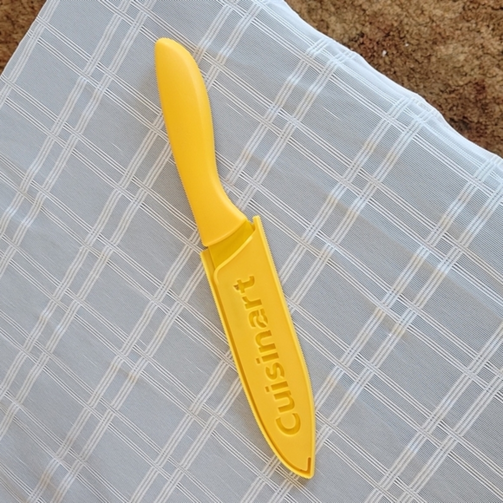 Cuisinart Kitchen Ceramic Coated Bread Knife w/ Cover